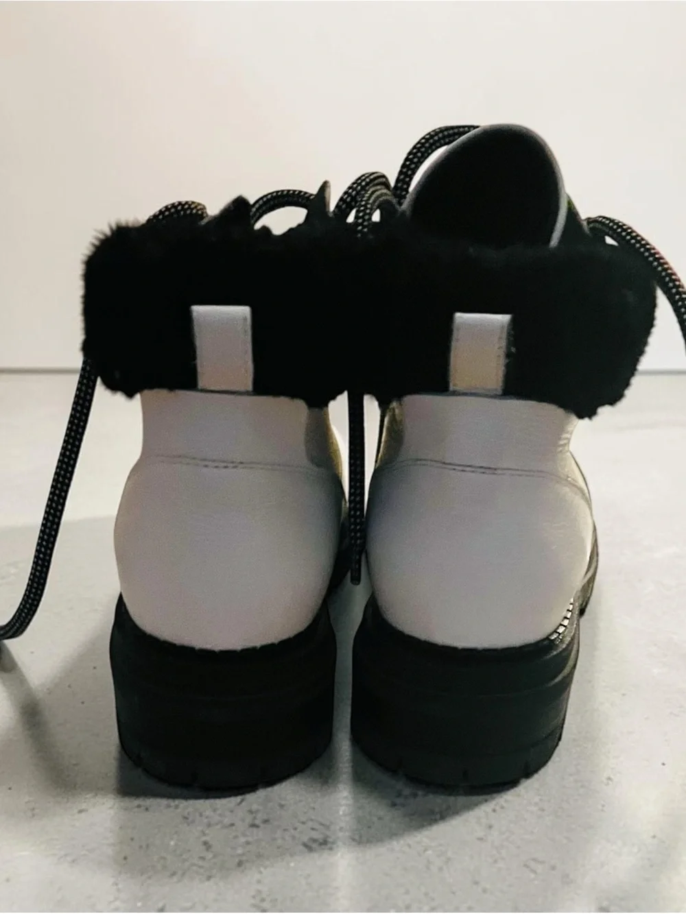 M. Gemi white leather